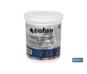 Pintura Acrílica para Baño y Cocina | Bote de 750 ml | Color Blanco