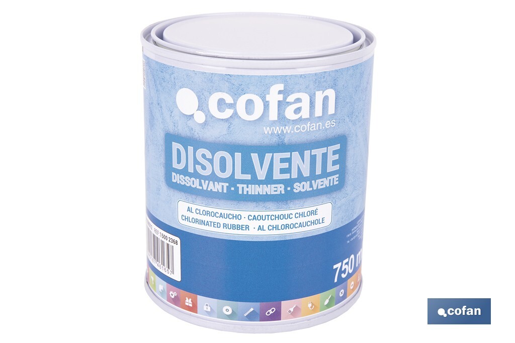 DISOLVENTE CLOROCAUCHO 750 ML