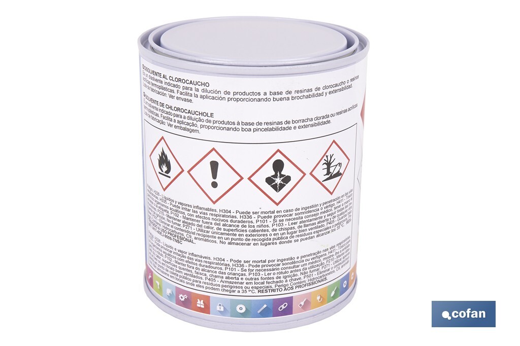 DISOLVENTE CLOROCAUCHO 750 ML