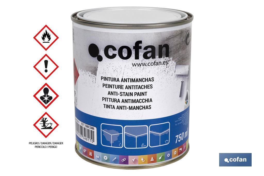 PINTURA ANTIMANCHAS AL DISOLVENTE 750 ML