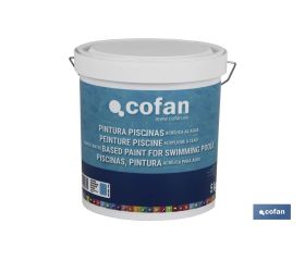 Pintura al agua para piscinas | Resistente a productos de limpieza | Previene la formación de algas