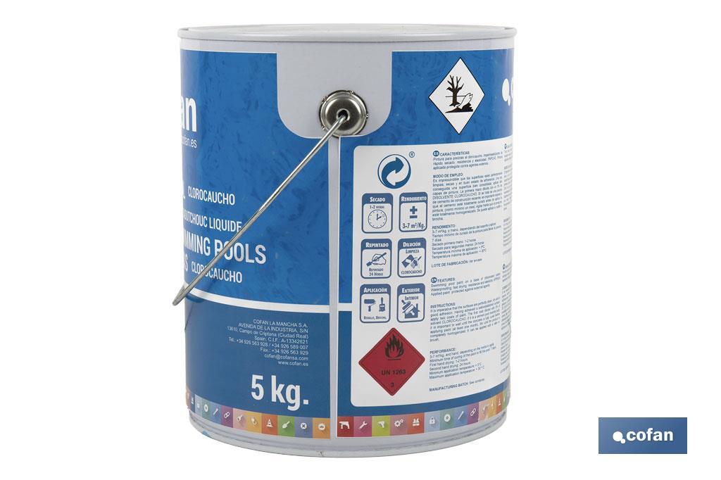 PINTURA PISCINAS CLOROCAUCHO (AZUL 5 KG)