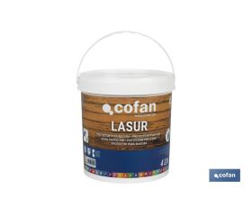 LASUR PROTECTOR AL AGUA PARA MADERA MATE INCOLORO 4 L