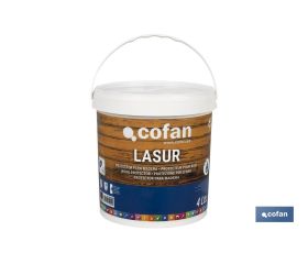 LASUR PROTECTOR AL AGUA PARA MADERA MATE ROBLE 4 L