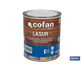 LASUR PROTECTOR AL AGUA PARA MADERA MATE NOGAL 750 ML