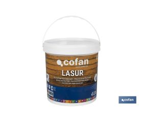 LASUR PROTECTOR AL AGUA PARA MADERA MATE TECA 4 L