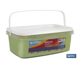 PINTURA PLÁSTICA MONOCAPA Verde Pistacho (2,5 LT