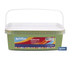 PINTURA PLÁSTICA MONOCAPA Verde Pistacho (2,5 LT
