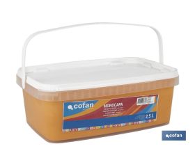 PINTURA PLÁSTICA MONOCAPA Naranja (2,5 LT