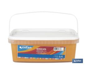 PINTURA PLÁSTICA MONOCAPA Naranja (2,5 LT