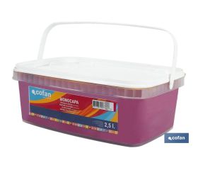 PINTURA PLÁSTICA MONOCAPA Magenta (2,5 LT)