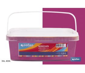 PINTURA PLÁSTICA MONOCAPA Magenta (2,5 LT)