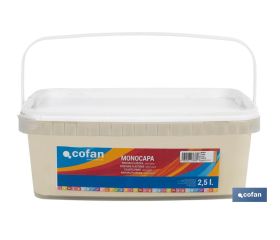 PINTURA PLÁSTICA MONOCAPA Marfil (2,5 LT)