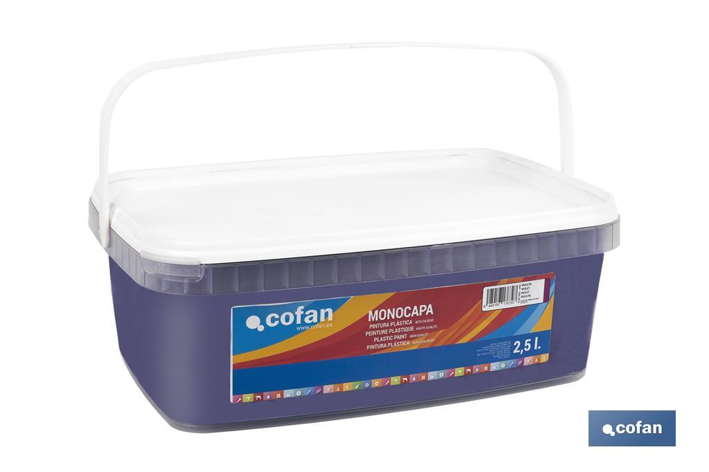 PINTURA PLÁSTICA MONOCAPA Violeta (2,5 LT)