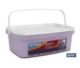 PINTURA PLÁSTICA MONOCAPA Lila (2,5 LT)