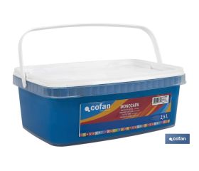 PINTURA PLÁSTICA MONOCAPA Azul Marino (2,5 LT)