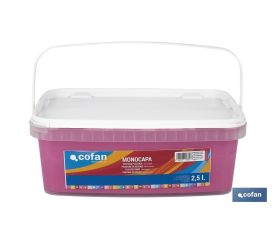 PINTURA PLÁSTICA MONOCAPA Magenta Suave (2,5 LT)