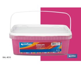 PINTURA PLÁSTICA MONOCAPA Magenta Suave (2,5 LT)