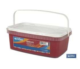 PINTURA PLÁSTICA MONOCAPA Cereza (2,5 LT)