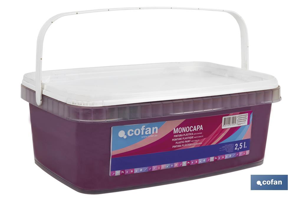 PINTURA PLÁSTICA MONOCAPA Magenta Bohem (2,5 LT)
