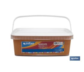 PINTURA PLÁSTICA MONOCAPA Naranja Tostado (2,5 LT)
