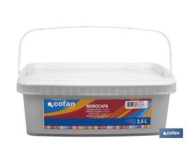 PINTURA PLÁSTICA MONOCAPA Gris Perla (2,5 LT)