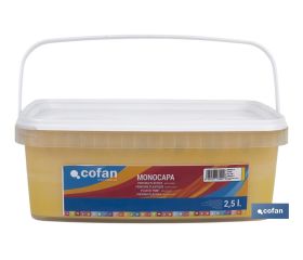 PINTURA PLÁSTICA MONOCAPA Amarillo (2,5 LT)