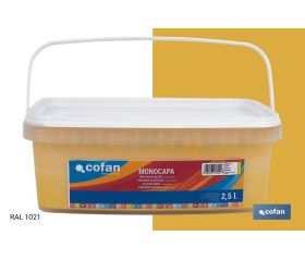PINTURA PLÁSTICA MONOCAPA Amarillo (2,5 LT)