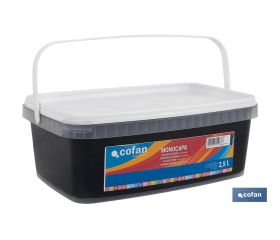 PINTURA PLÁSTICA MONOCAPA Negro (2,5 LT)