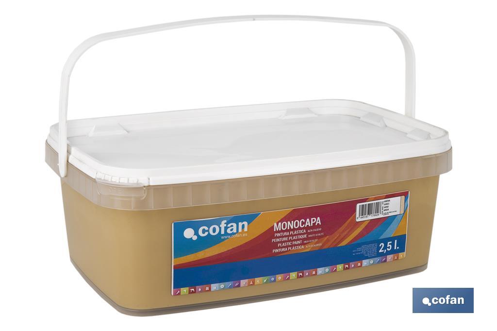 PINTURA PLÁSTICA MONOCAPA Arena (2,5 LT)