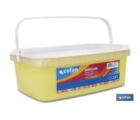 PINTURA PLÁSTICA MONOCAPA Amarillo Limón (2,5 LT)