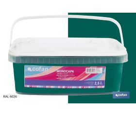 PINTURA PLÁSTICA MONOCAPA Verde Vivo (2,5 LT)