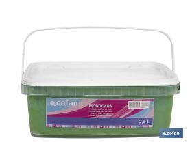 PINTURA PLÁSTICA MONOCAPA Verde Yuca (2,5 LT)