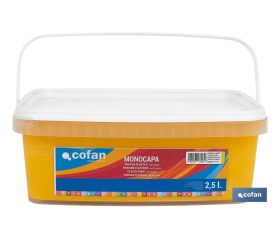 PINTURA PLÁSTICA MONOCAPA Amarillo Medio (2,5 LT)