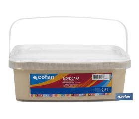 PINTURA PLÁSTICA MONOCAPA Beige (2,5 LT)
