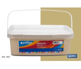 PINTURA PLÁSTICA MONOCAPA Beige (2,5 LT)