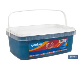 PINTURA PLÁSTICA MONOCAPA Azul Agua (2,5 LT)