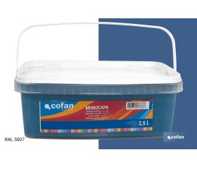 PINTURA PLÁSTICA MONOCAPA Azul Agua (2,5 LT)