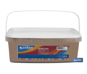 PINTURA PLÁSTICA MONOCAPA Ocre (2,5 LT)