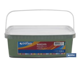 PINTURA PLÁSTICA MONOCAPA Verde Medio (2,5 LT)