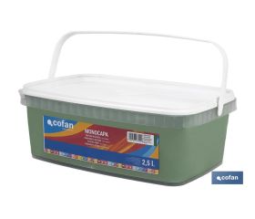 PINTURA PLÁSTICA MONOCAPA Verde Medio (2,5 LT)