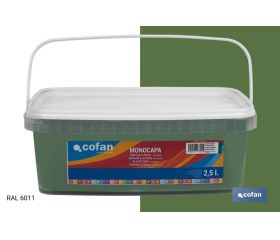 PINTURA PLÁSTICA MONOCAPA Verde Medio (2,5 LT)