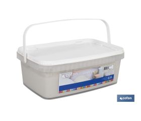 PINTURA PLÁSTICA MONOCAPA GRIS SUAVE 2,5 L
