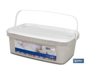 PINTURA PLÁSTICA MONOCAPA GRIS SUAVE 2,5 L