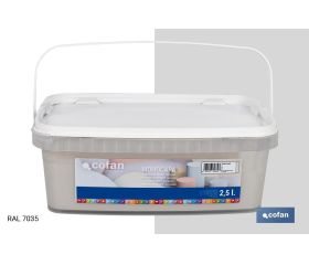 PINTURA PLÁSTICA MONOCAPA GRIS SUAVE 2,5 L