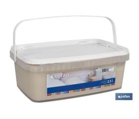 PINTURA PLÁSTICA MONOCAPA PIEDRA SUAVE 2,5 L