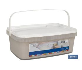 PINTURA PLÁSTICA MONOCAPA GRIS 2,5 L