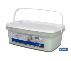 PINTURA PLÁSTICA MONOCAPA VERDE BRISA 2,5 L