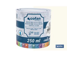 PINTURA A LA TIZA, CHALK PAINT, BLANCO TIZA 250 ML