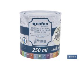 PINTURA A LA TIZA, CHALK PAINT, BLANCO VINTAGE 250 ML
